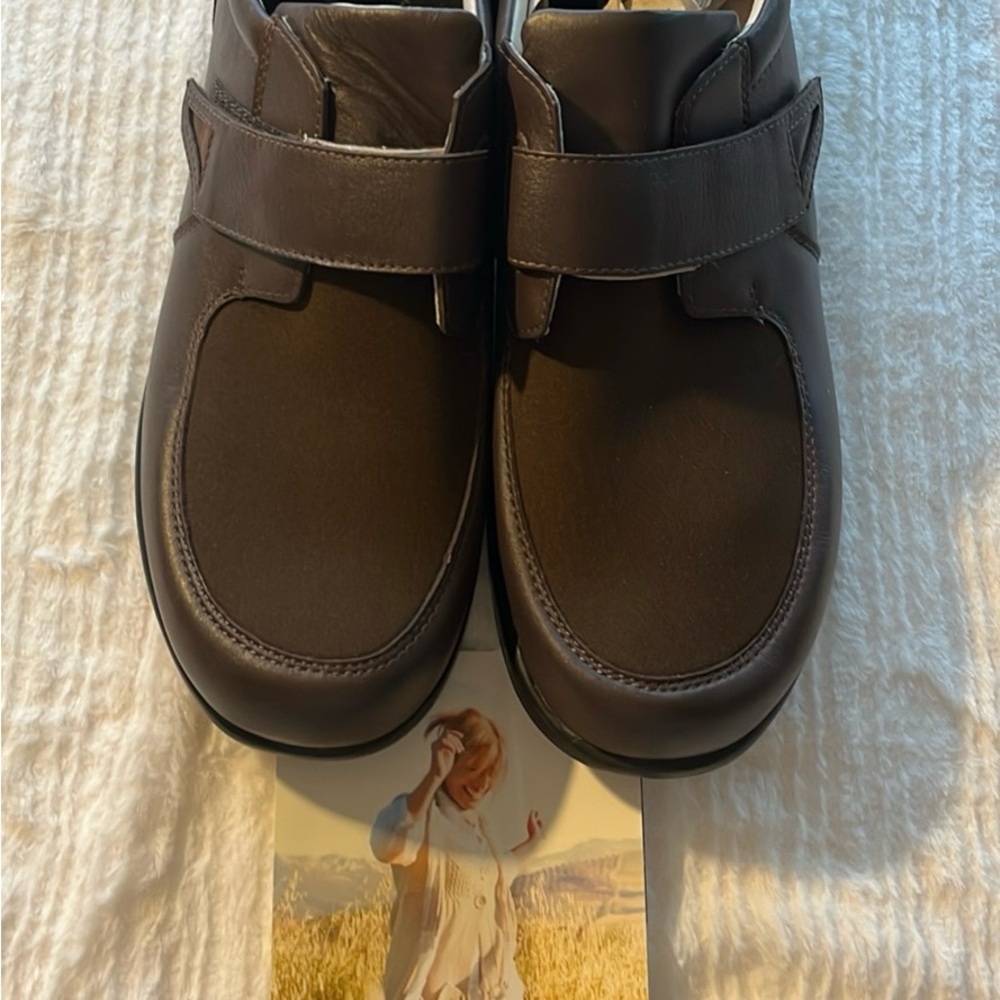 Propet Dark Brown Leather Loafers Men’s 7.5